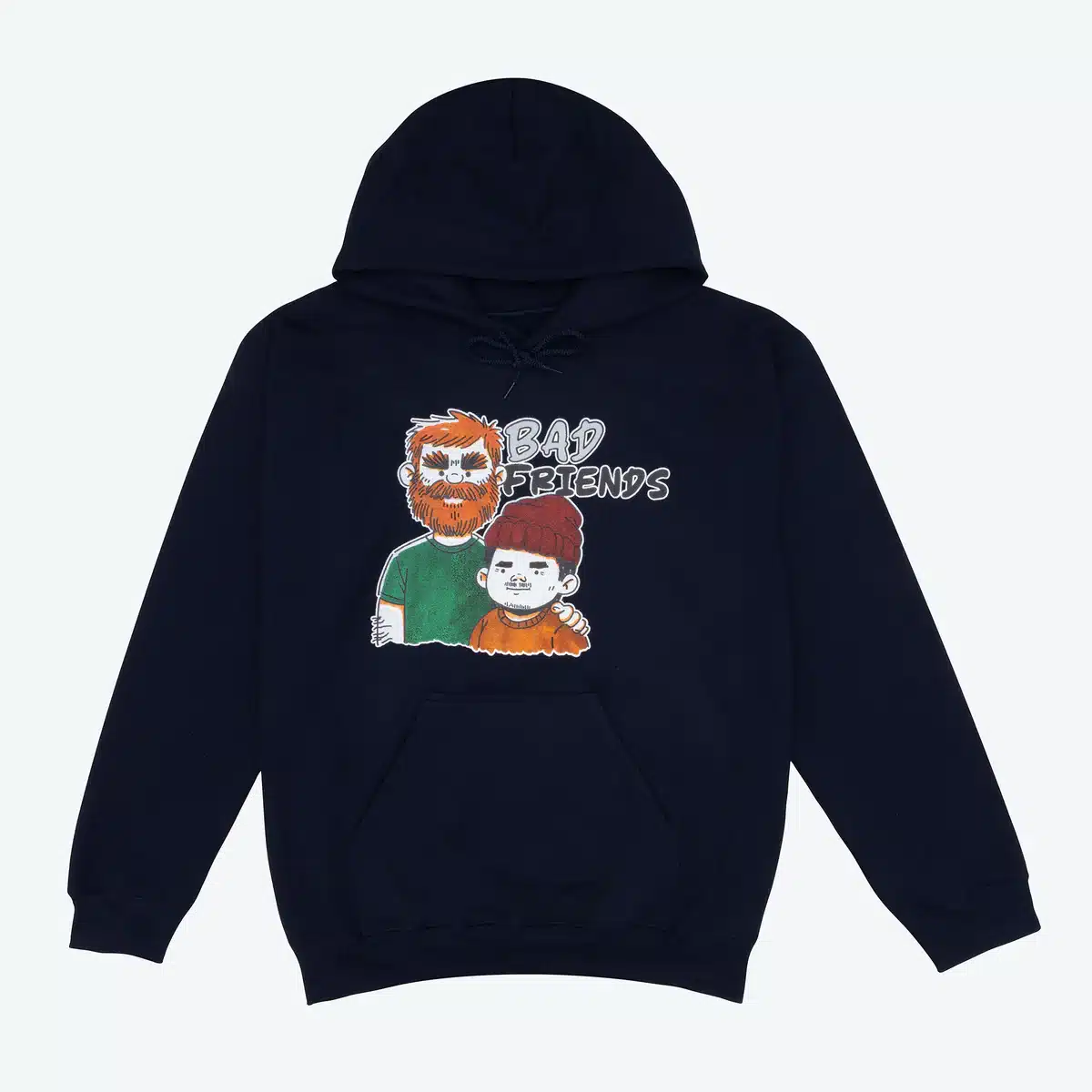 Bad Friends Hairy Navy Hoodie