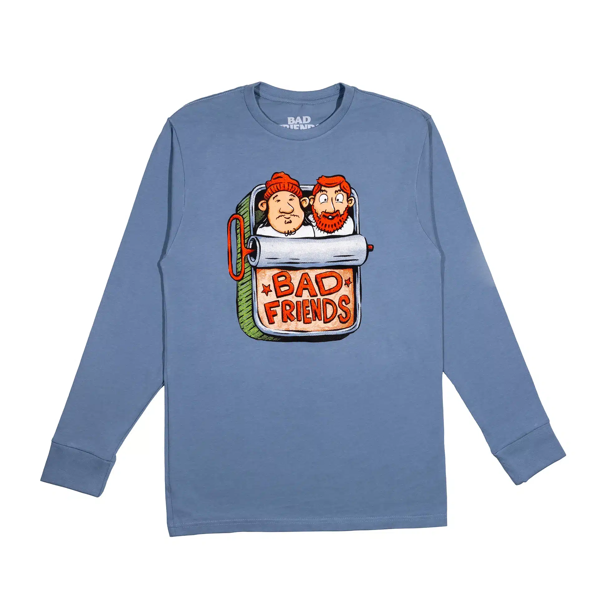 Beastie Friends Long Sleeve Blue Shirt