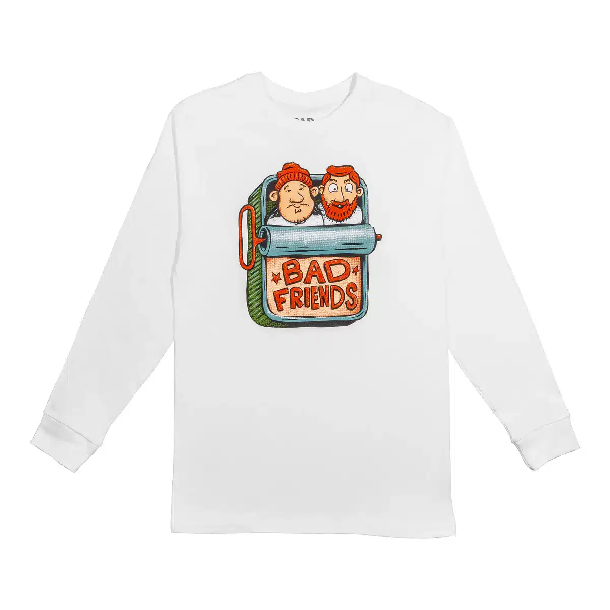 Beastie Friends Long Sleeve White Shirt